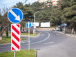 © jackreznor - Traffic signs indicating road direction at a junction