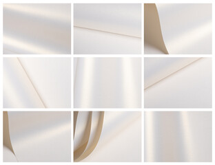 Poster - Glossy paper textures with a pearl like finish and subtle gradients. Smooth and polished surfaces with shimmering reflections, offering a premium and luxurious style. Perfect for