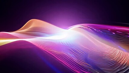 Wall Mural - abstract flow: a mesmerizing abstract design with vibrant colors and flowing lines, creating a sense