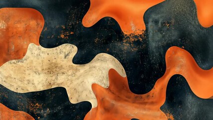 Wall Mural - abstract wave design with flowing curves and light texture