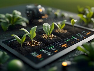 precision farming with data driven insights and smart agricultural technologies a thriving corn fiel