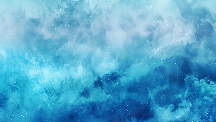 Wall Mural - blue watercolor texture abstract background