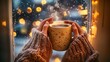 © Ps_Studio21 - Cozy hands holding a cup of steaming coffee.