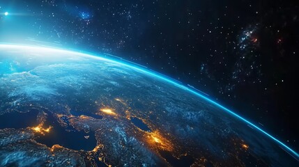 Wall Mural - earth's splendor from space