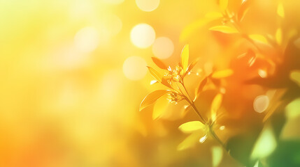 Wall Mural - yellow abstract nature blurred background gradient backdrop. ecology concept for your graphic design