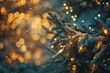 © Наталья Добровольска - Luxurious golden bokeh effect with glowing luminous circles