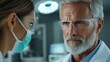 © Anna - Two medical professionals focus on a critical discussion in a state-of-the-art healthcare setting, highlighting their commitment to patient welfare and professional integrity