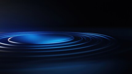 Wall Mural - a blue wave in the ocean