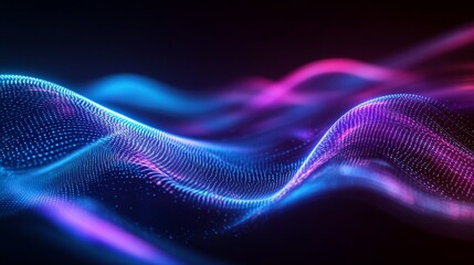 Wall Mural - Dynamic Data Flow Visualization