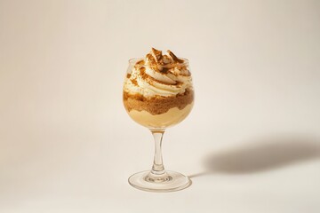 Wall Mural - Classic Italian tiramisu served in a cup