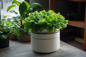 Sticker - Hydroponically grow Salanova lettuce in a bucket