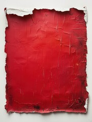 Aufkleber - Red Paint Flaking Abstract Background Texture