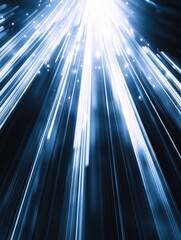 Wall Mural - Blue Star Burst
