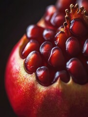 Wall Mural - Pomegranate on table