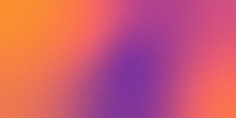 Poster - Abstract blue orange grainy gradient noise texture effect. Beautiful colored abstract texture background. Textured with rough grain, and bright spots. Empty space grunge banner poster backdrop bg.	