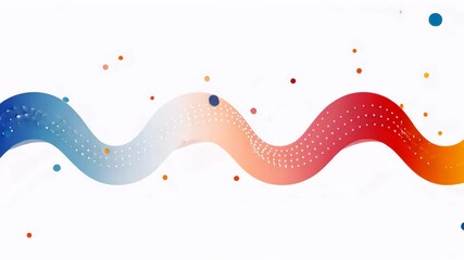 Wall Mural - abstract background with waves and snowflakes, featuring blue sea waves, floral patterns.