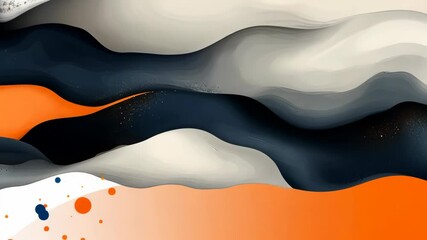 Wall Mural - abstract wave design with flowing curves and light texture