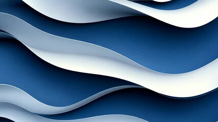 Wall Mural - abstract wave design with flowing curves and light texture