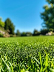 Sticker - Field of grass with trees