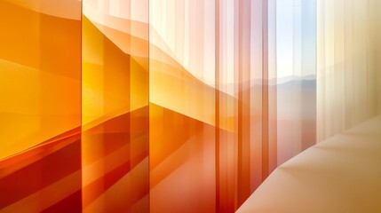 Aufkleber - Abstract Colorful Background with Gradient Layers and Light Effects