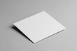 © MUdaylah - Template of an empty white postcard. Mock up with an empty sheet for message or congratulations. 3D rendering. 3D illustration.