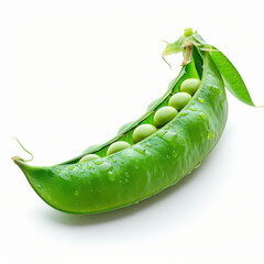 Wall Mural - pea isolated on white background