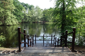 Wall Mural - Kesselbruchweiher bei Frankfurt