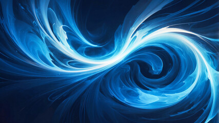 Wall Mural - Blue abstract futuristic technology, cloud and data background