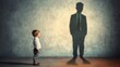 © natalikp - Little boy imagining to be businessman