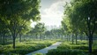 © Sana - An advanced AI-driven urban forest with smart tree planting and real-time air quality monitoring 32k