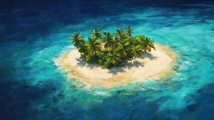 Wall Mural - Tropical Island