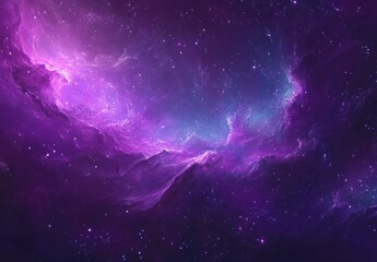 Aufkleber - amazing purple galaxy nebula background wallpaper space stars