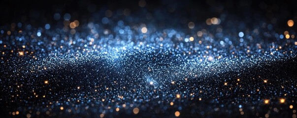 Wall Mural - a shimmering abstract representation of cosmic elements and stardust.