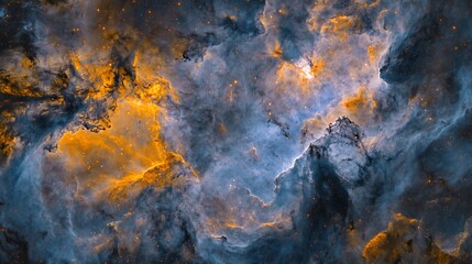 A stunningly realistic depiction of colorful galaxies, with swirling gas clouds and radiant stars. 