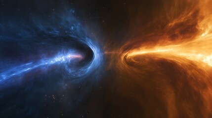 Wall Mural - a stunningly realistic depiction of colorful galaxies, with swirling gas clouds and radiant stars.