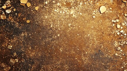 Gold nuggets texture background. Luxury background