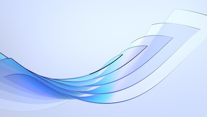 Wall Mural - abstract minimalist background design, 3d render