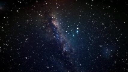 Wall Mural - journey through an infinite universe. cosmic exploration of distant galaxies and constellations. glo