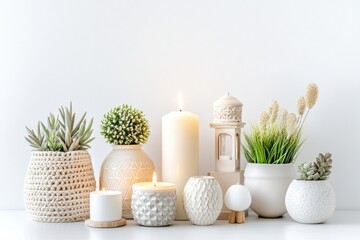 Aufkleber - Explore our lovely home decor: vases, candles, plants, and figurines for a calming, modern vibe in your interiors!. Generative AI