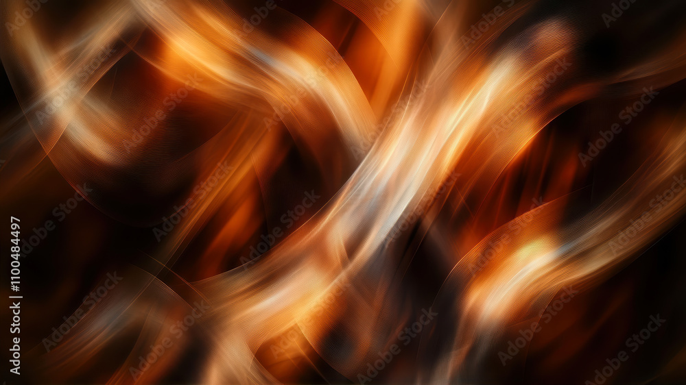 Flemish Style Abstract Background With Fluid Textures and Warm Tones ...