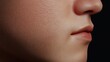 © Flowaiart - Detailed Close-Up of Human Skin Texture on Male Face Side Profile
