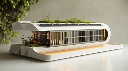 Wall Mural - battery designed for renewable energy systems, including wind and solar