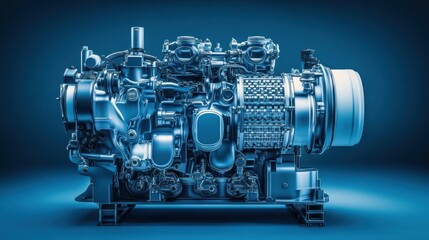 Wall Mural - next-generation fuel solutions for high-efficiency engines