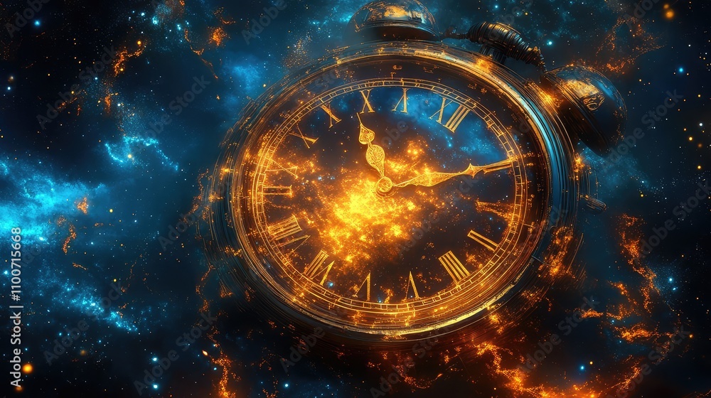 Futuristic time machine, time travel concept arts, Light speed effects ...