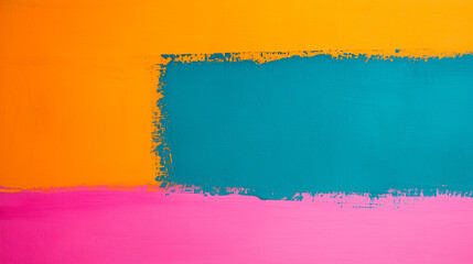 Aufkleber - Bright colors create vibrant abstract background with orange, teal, and pink