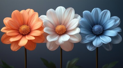 Wall Mural - cute pastel flower background. flower wallpaper