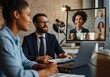 © Rizka - Business Colleagues in Video Conference Meeting