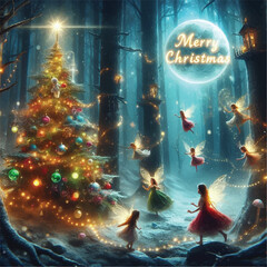 Wall Mural - Christmas Happy