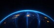 © zong - Earth at Night with City Lights Global Network Connection Technology