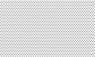 Fototapete - abstract simple black polka dot pattern can be used background.